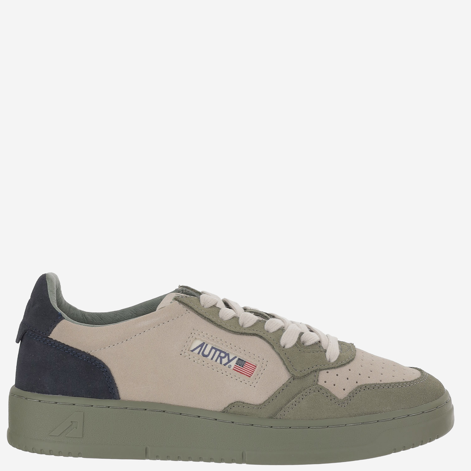 [AUTRY] Sneakers FW26 AULMTS42TRICSUEDESMOKEGRNSPACE