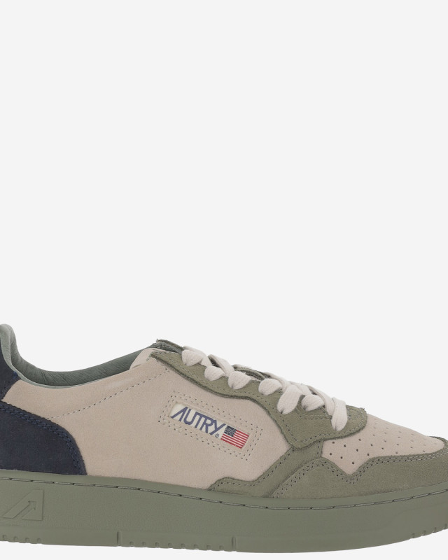 [AUTRY] Sneakers FW26 AULMTS42TRICSUEDESMOKEGRNSPACE