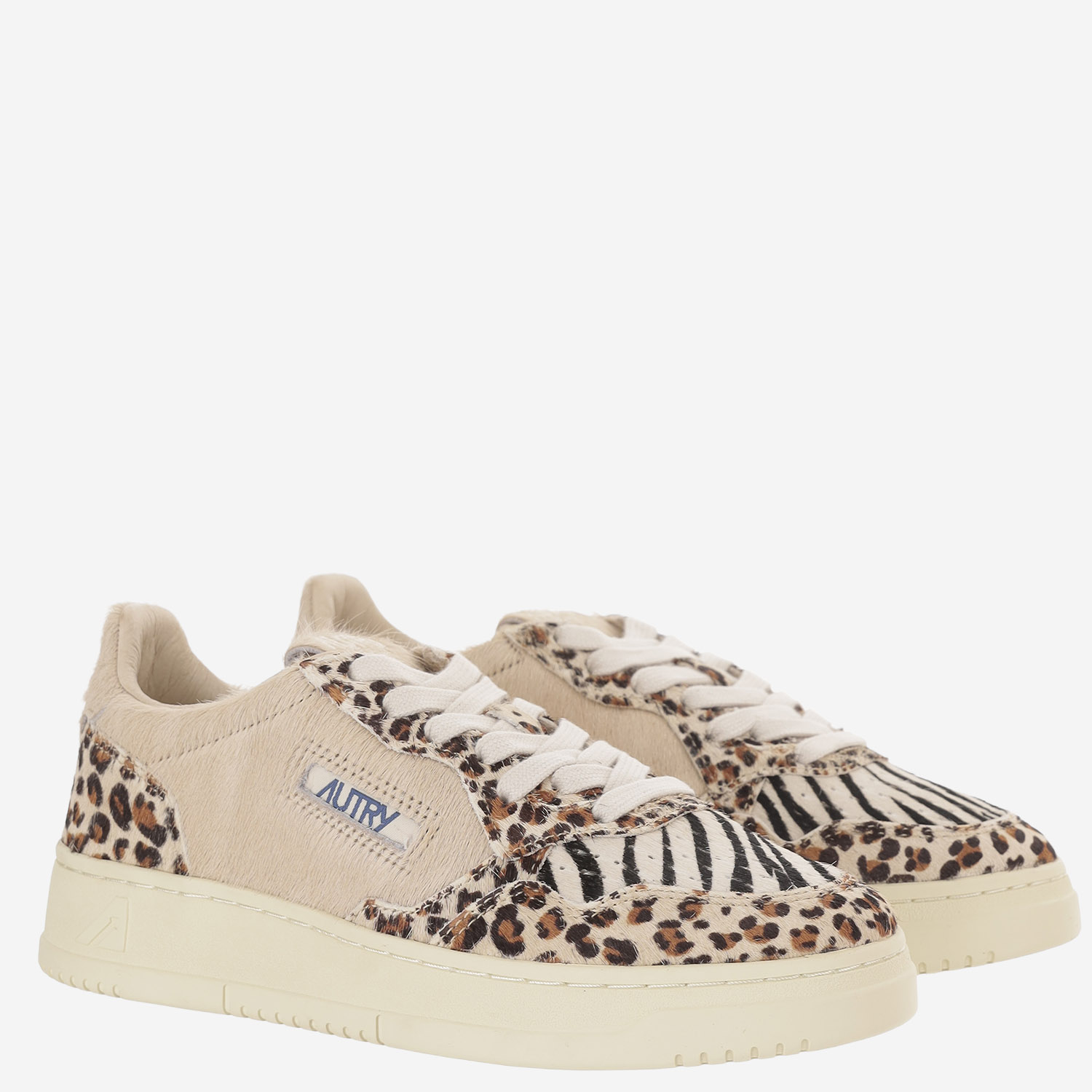 [AUTRY] Sneakers FW26 AULWJA02PONYSAFARI LEOZEBRAIVORY