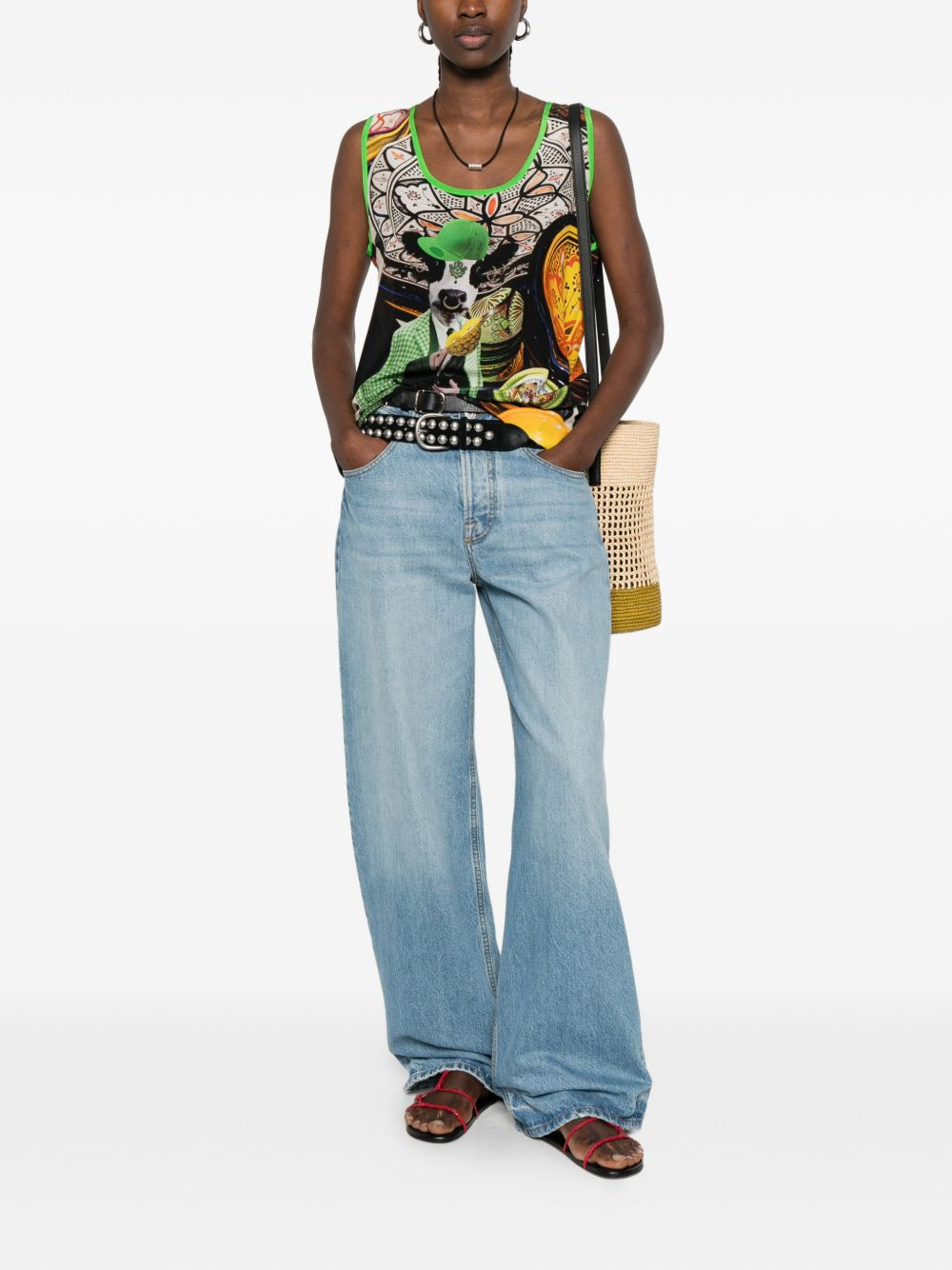[THE ARTISTYLIST] Tank top SS26 COW TOP MLT