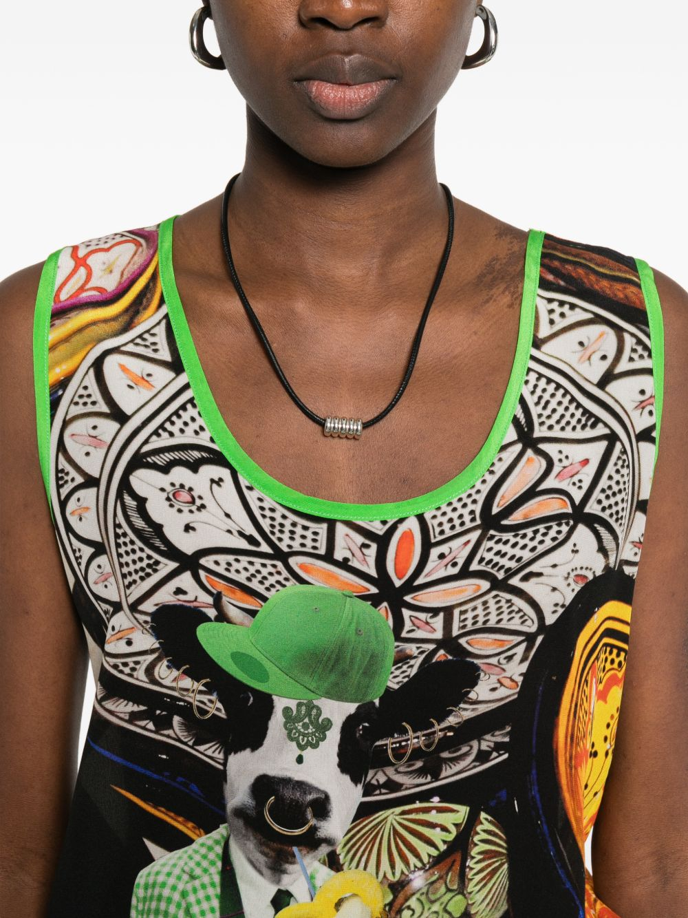 [THE ARTISTYLIST] Tank top SS26 COW TOP MLT