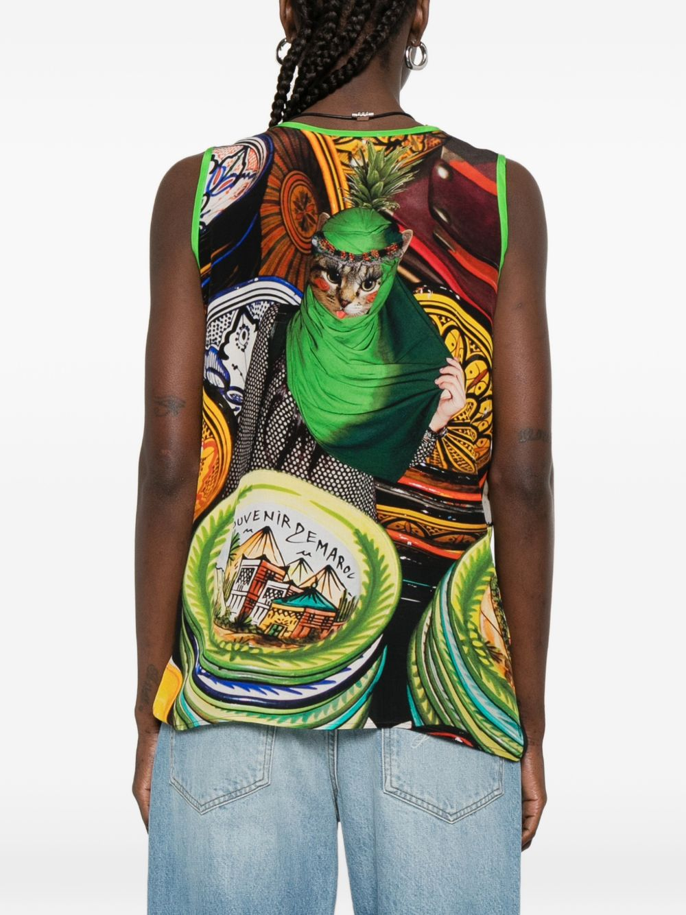 [THE ARTISTYLIST] Tank top SS26 COW TOP MLT