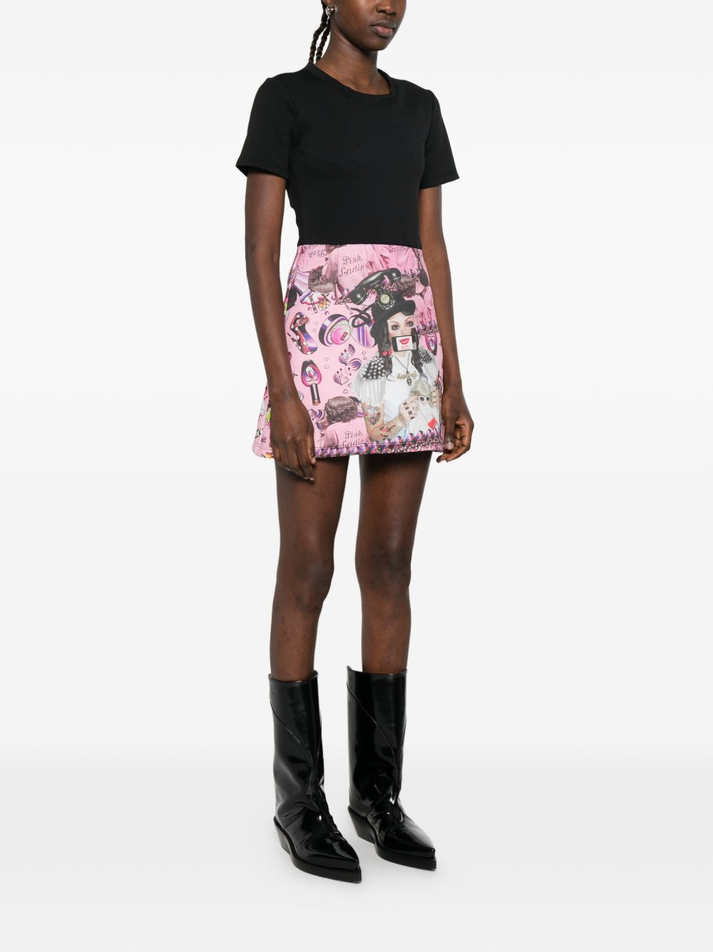 [THE ARTISTYLIST] Short sleeve dress SS26 PINK LADIES NEW DRESS MLT
