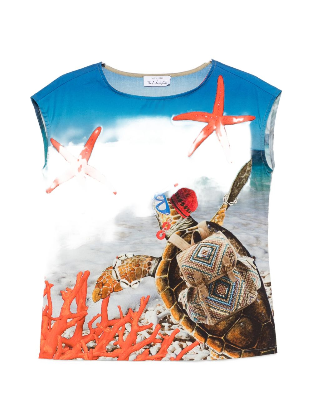 [THE ARTISTYLIST] T-shirts Sleeveless SS26 TURTLE TOP MLT