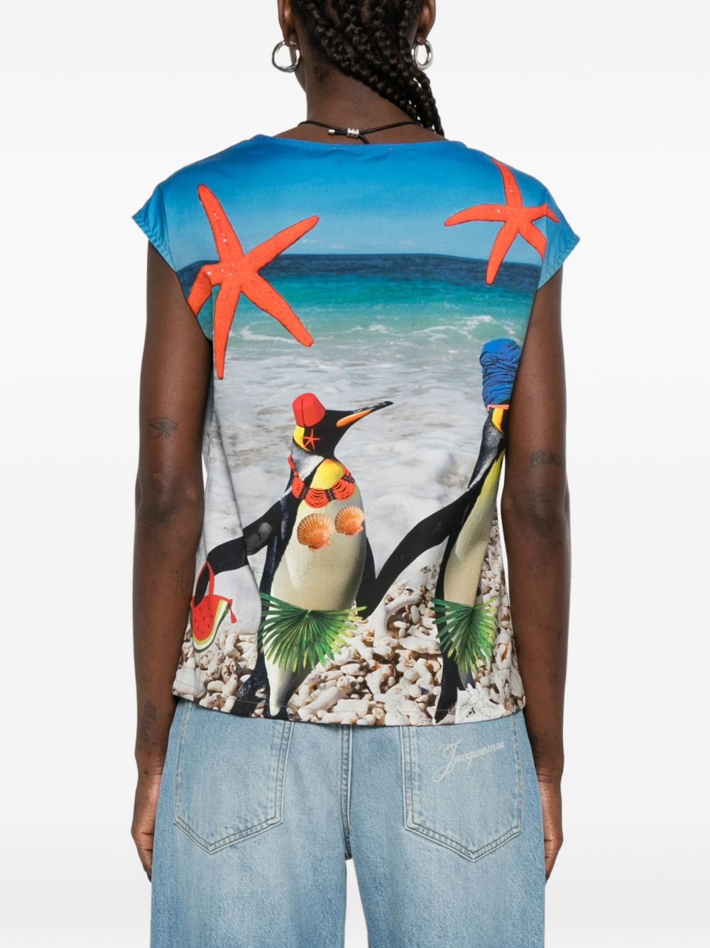 [THE ARTISTYLIST] T-shirts Sleeveless SS26 TURTLE TOP MLT