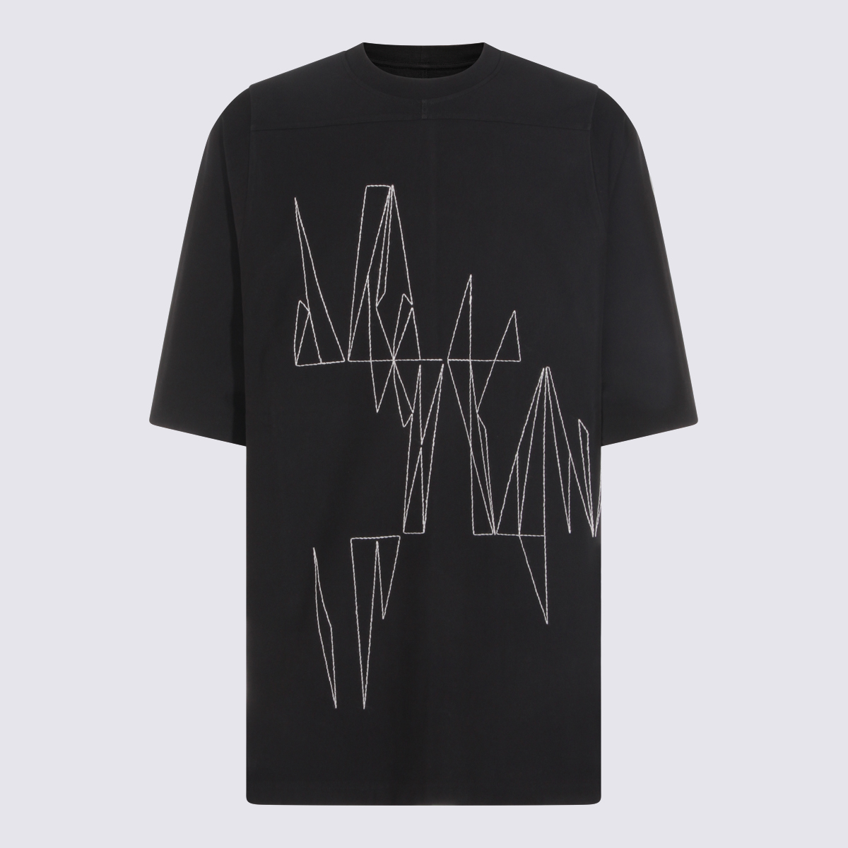 [Moncler X Rick Owens] T-shirts Short Sleeve SS26 MU01F8C0489B7R999