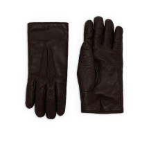 [Giorgio Armani] Gloves FW26 7441332F20300059 BROWN MORO