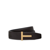 [Tom Ford] Belt SS26 TB178LCL236GENB BROWN BLACK