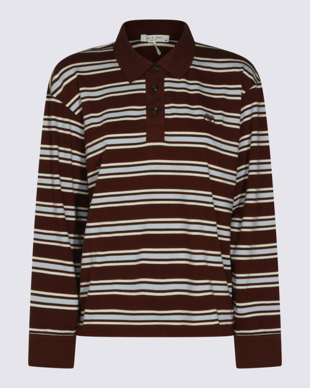 [Rag & Bone] T-shirts Long Sleeve SS26 RE1D25FT3KWBRWMT
