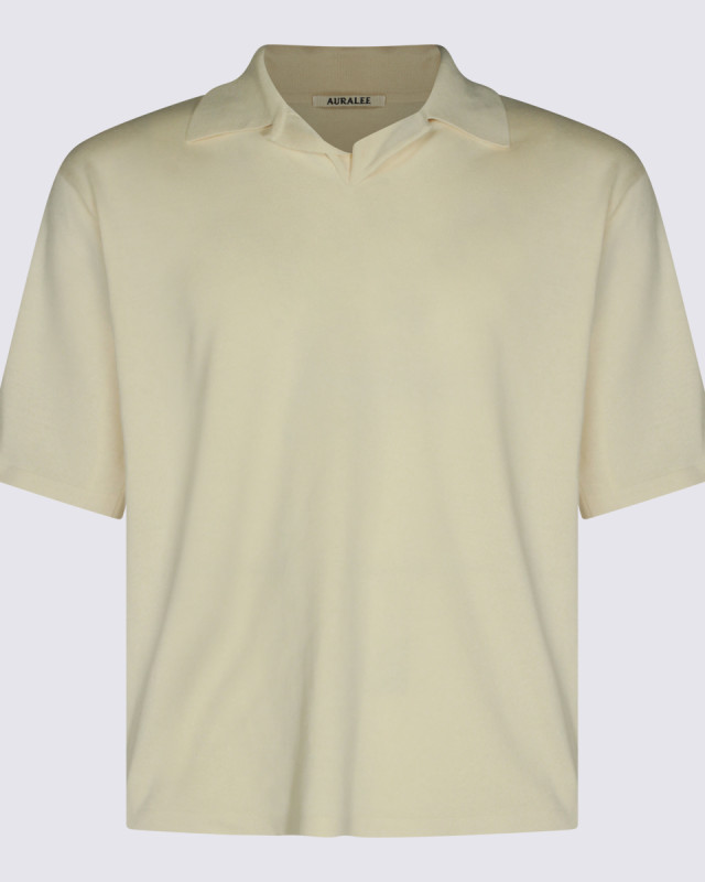 [AURALEE] T-shirts Short Sleeve SS26 A26SP02SJIVORY