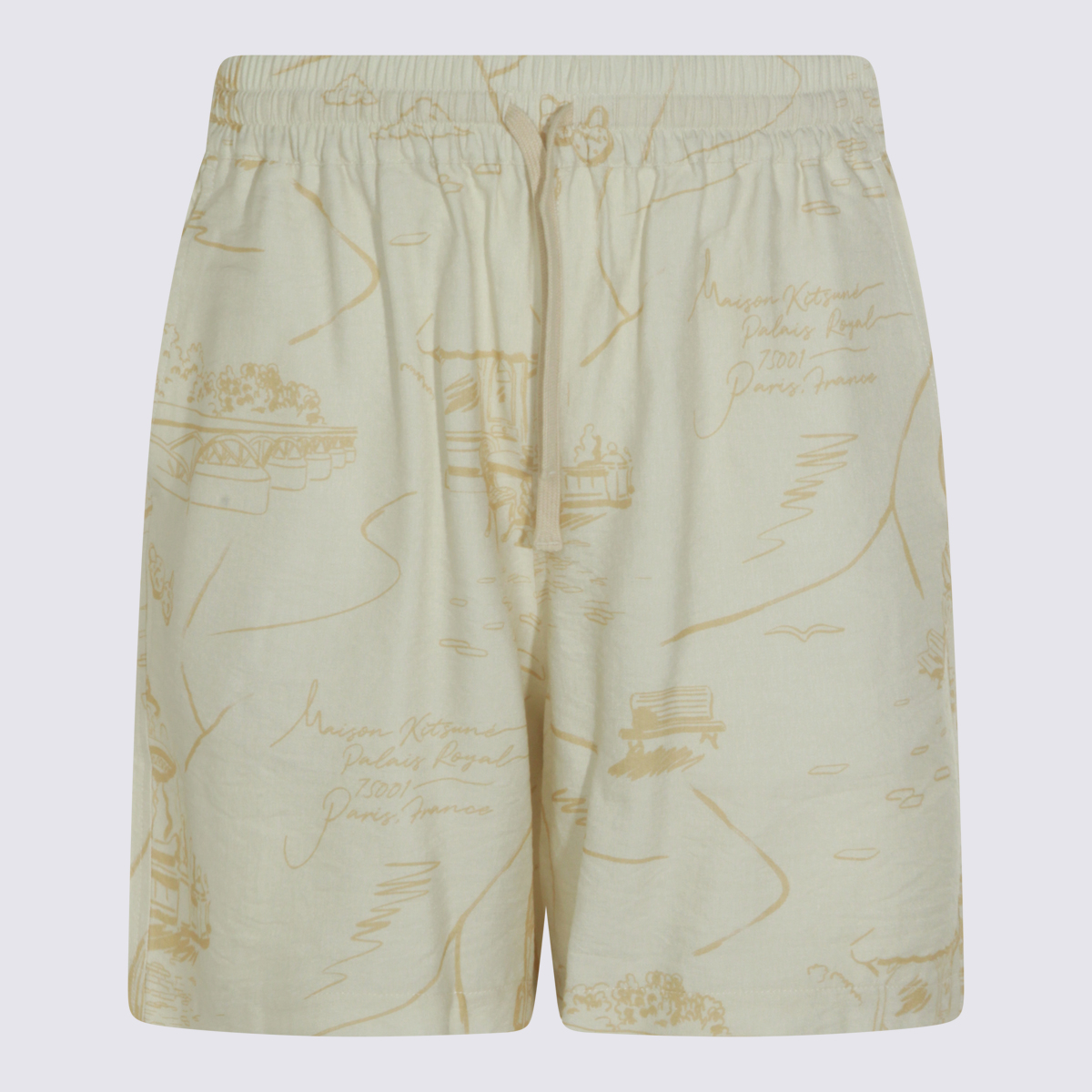 [MAISON KITSUNE] Shorts SS26 QM01402WW91030522