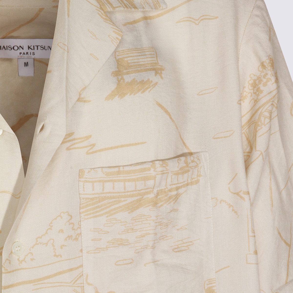 [MAISON KITSUNE] Shirts Short Sleeve SS26 QM00404WW91030522