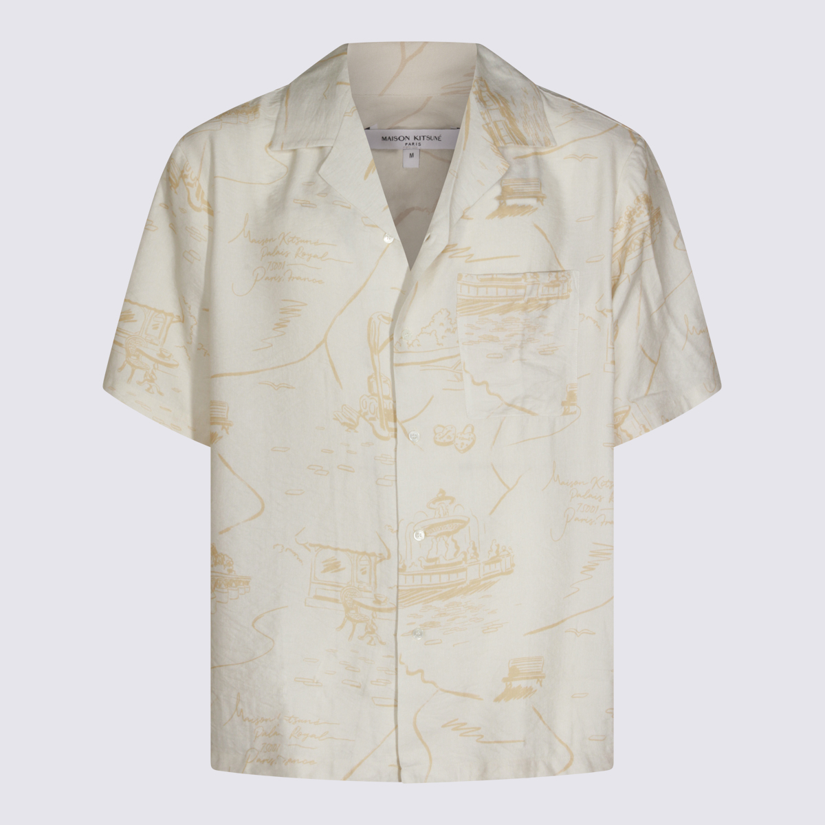 [MAISON KITSUNE] Shirts Short Sleeve SS26 QM00404WW91030522