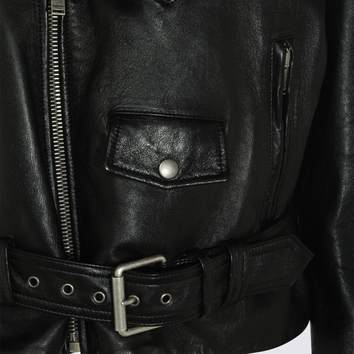 [Saint Laurent] Leather Jacket SS26 865220YCQT21000