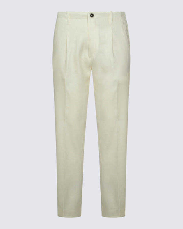 [Nine in the morning] Trousers SS26 FL176L12MILK