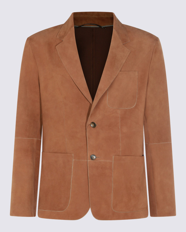 [Canali] Leather Jacket SS26 O70481LE00281703