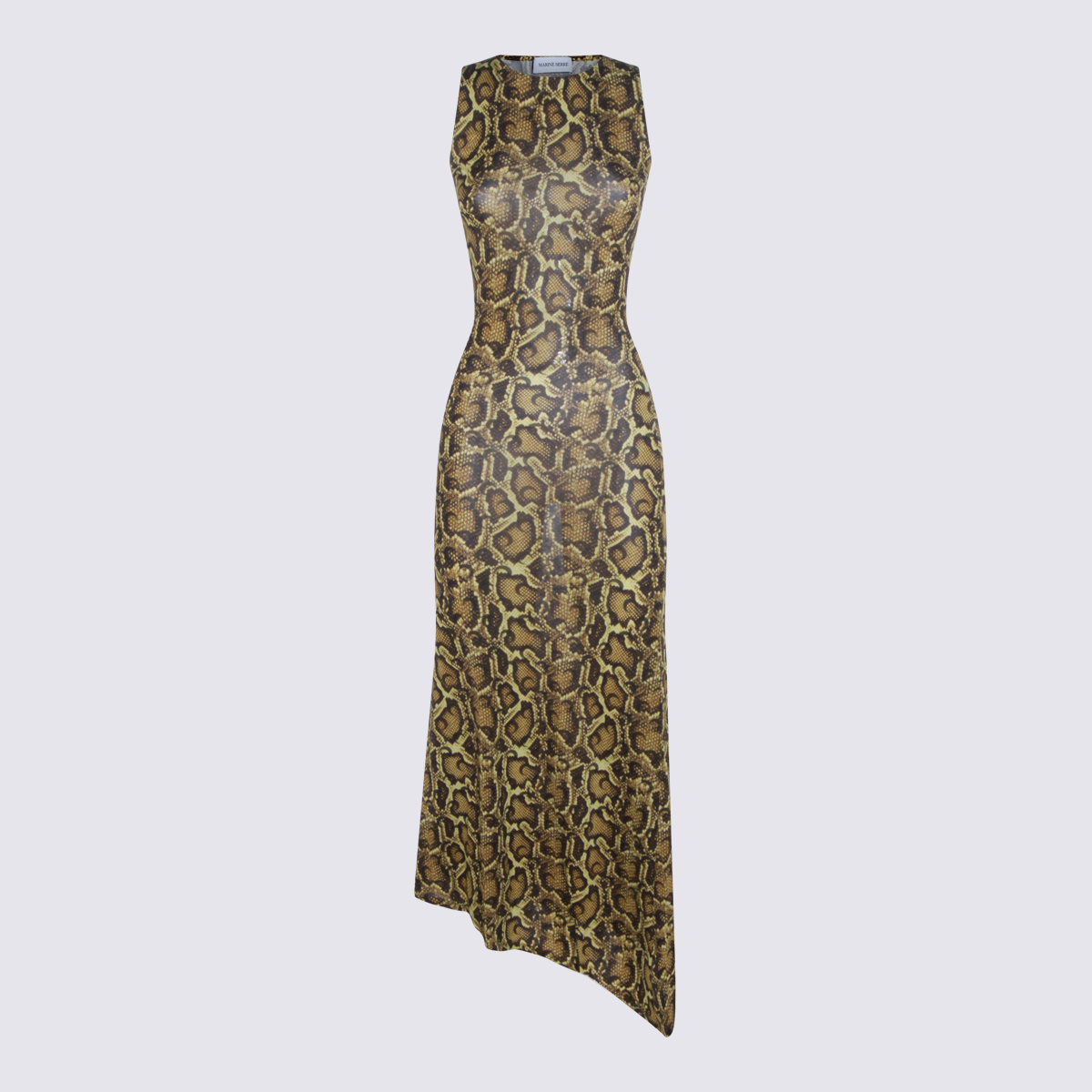 [MARINE SERRE] Sleeveless dress SS26 WDR481ACJER0108YE30