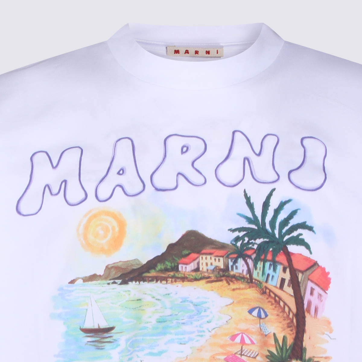 [Marni] T-shirts Short Sleeve SS26 HUMU02234PUSCZ06PRW01
