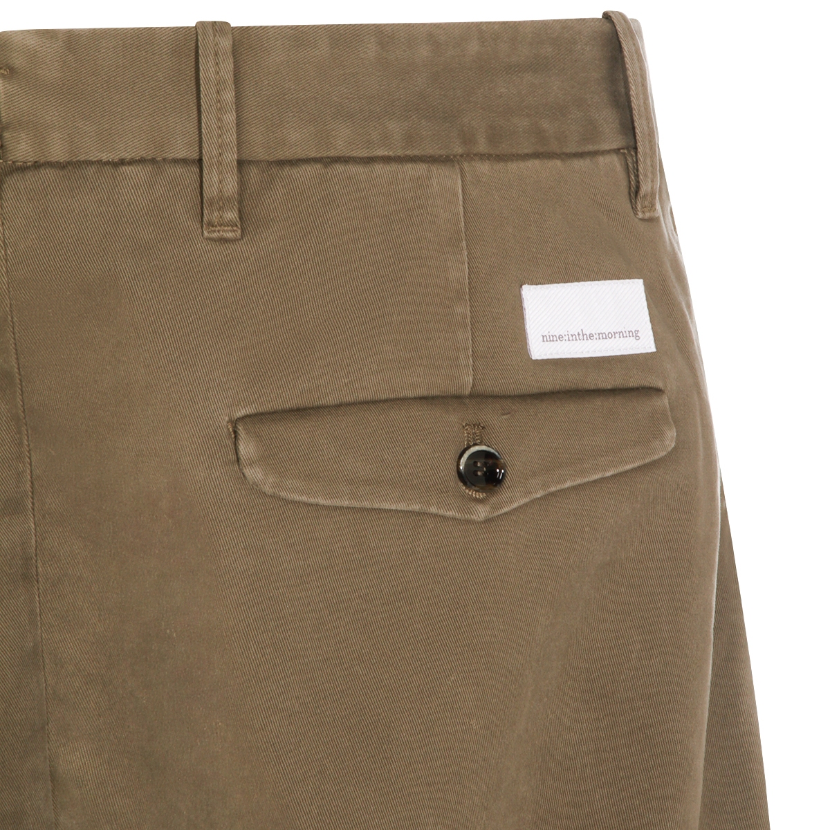 [Nine in the morning] Trousers SS26 GIG30A13SQOLIVA