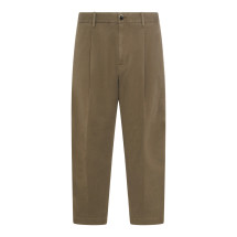 [Nine in the morning] Trousers SS26 GIG30A13SQOLIVA