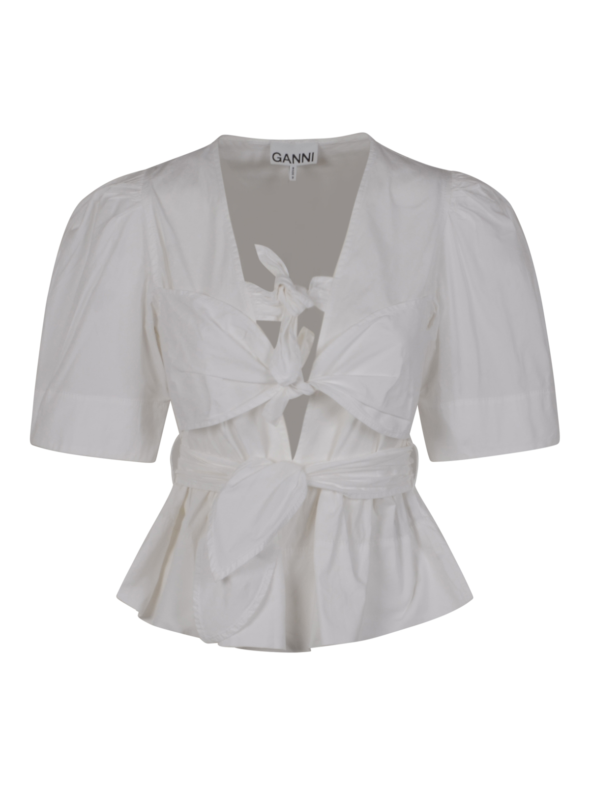 [GANNI] Shirts Short Sleeve SS26 W0309151