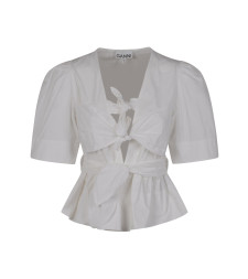 [GANNI] Shirts Short Sleeve SS26 W0309151