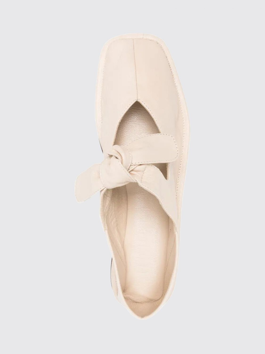 [HEREU] Flat shoes SS26 LLSSWFA24 CREAM