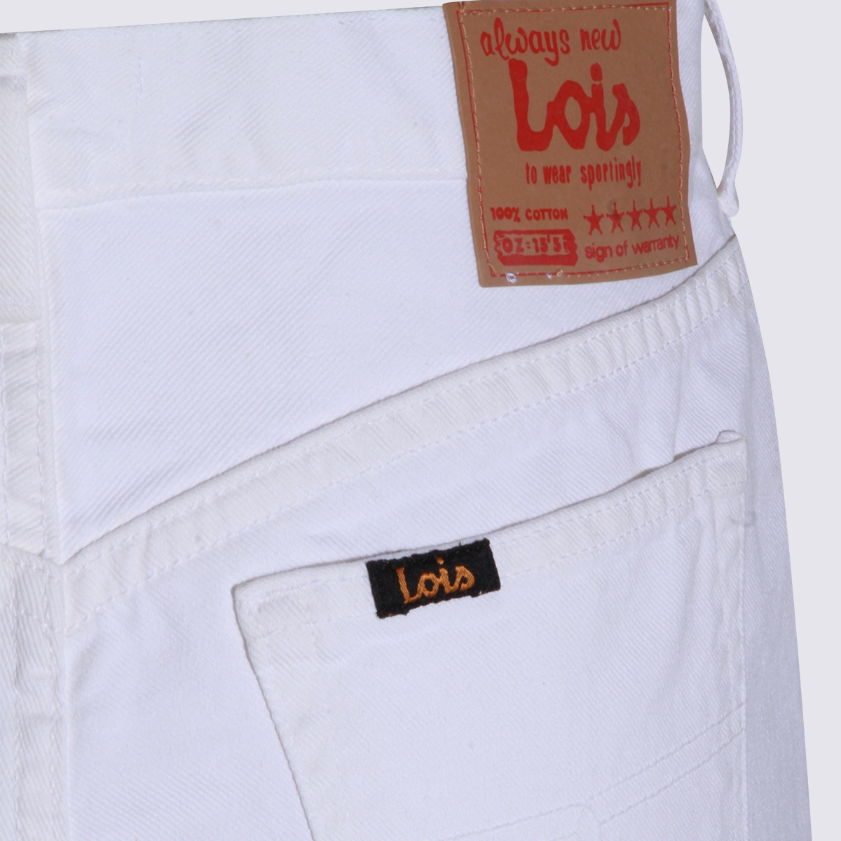 [LOIS JEANS] Trousers SS26 35007920WHITE