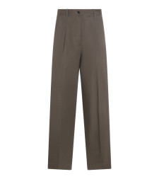 [Nine in the morning] Trousers SS26 PE99G26OLIVA