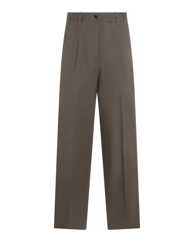 [Nine in the morning] Trousers SS26 PE99G26OLIVA