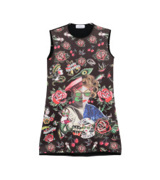 [THE ARTISTYLIST] Sleeveless dress SS26 OLD SCHOOL LONG DRESS MLT