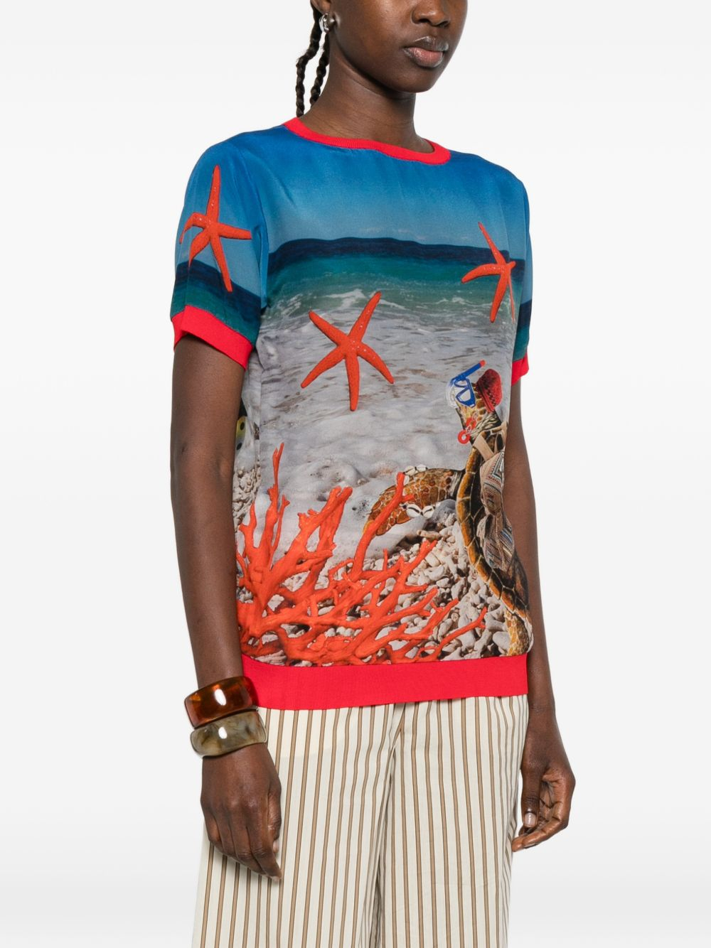 [THE ARTISTYLIST] T-shirts Short Sleeve SS26 TURTLE TSHIRT MLT