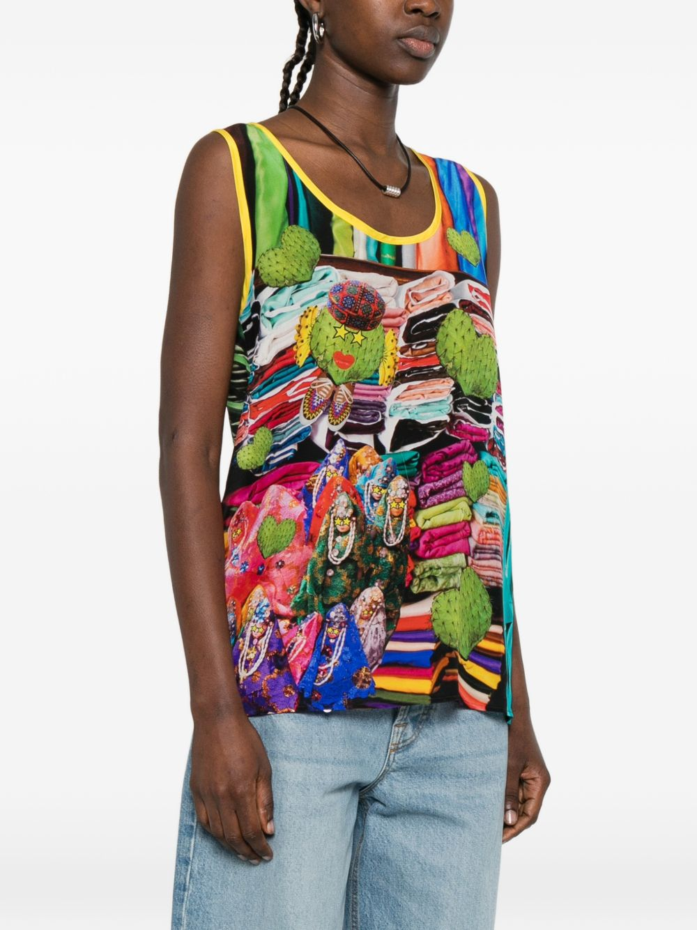 [THE ARTISTYLIST] Tank top SS26 CACTUS TOP MLT