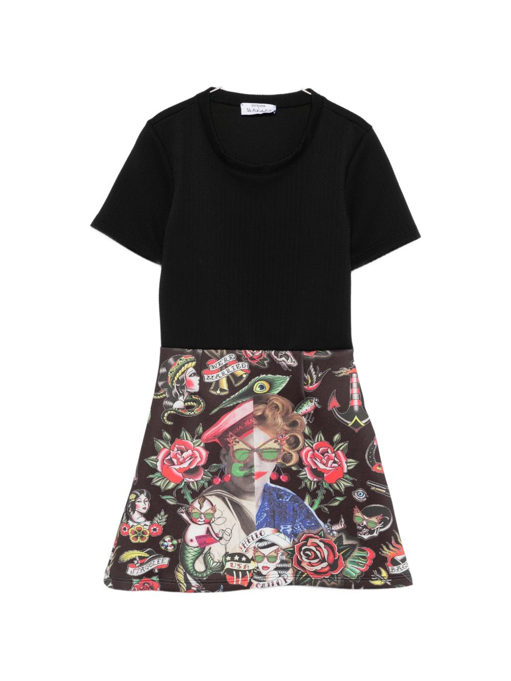 [THE ARTISTYLIST] Short sleeve dress SS26 OLD SCHOOL NEW DRESS MLT