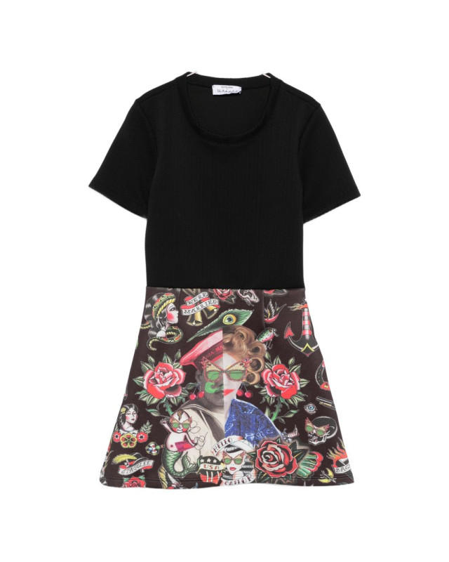 [THE ARTISTYLIST] Short sleeve dress SS26 OLD SCHOOL NEW DRESS MLT
