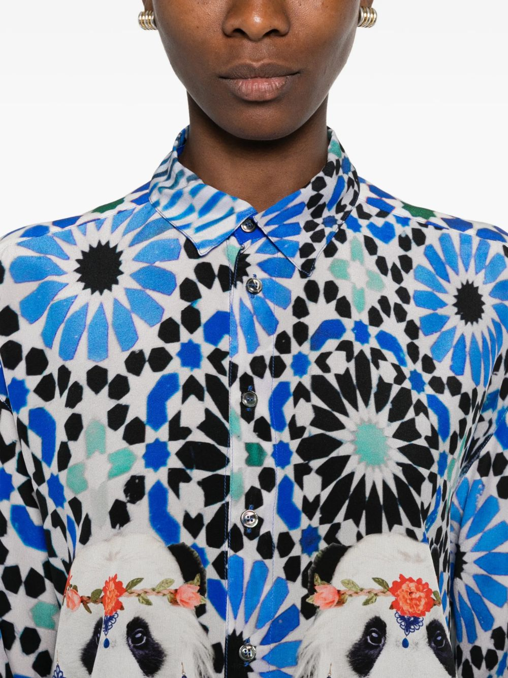[THE ARTISTYLIST] Shirts Short Sleeve SS26 PANDA SHIRT MLT