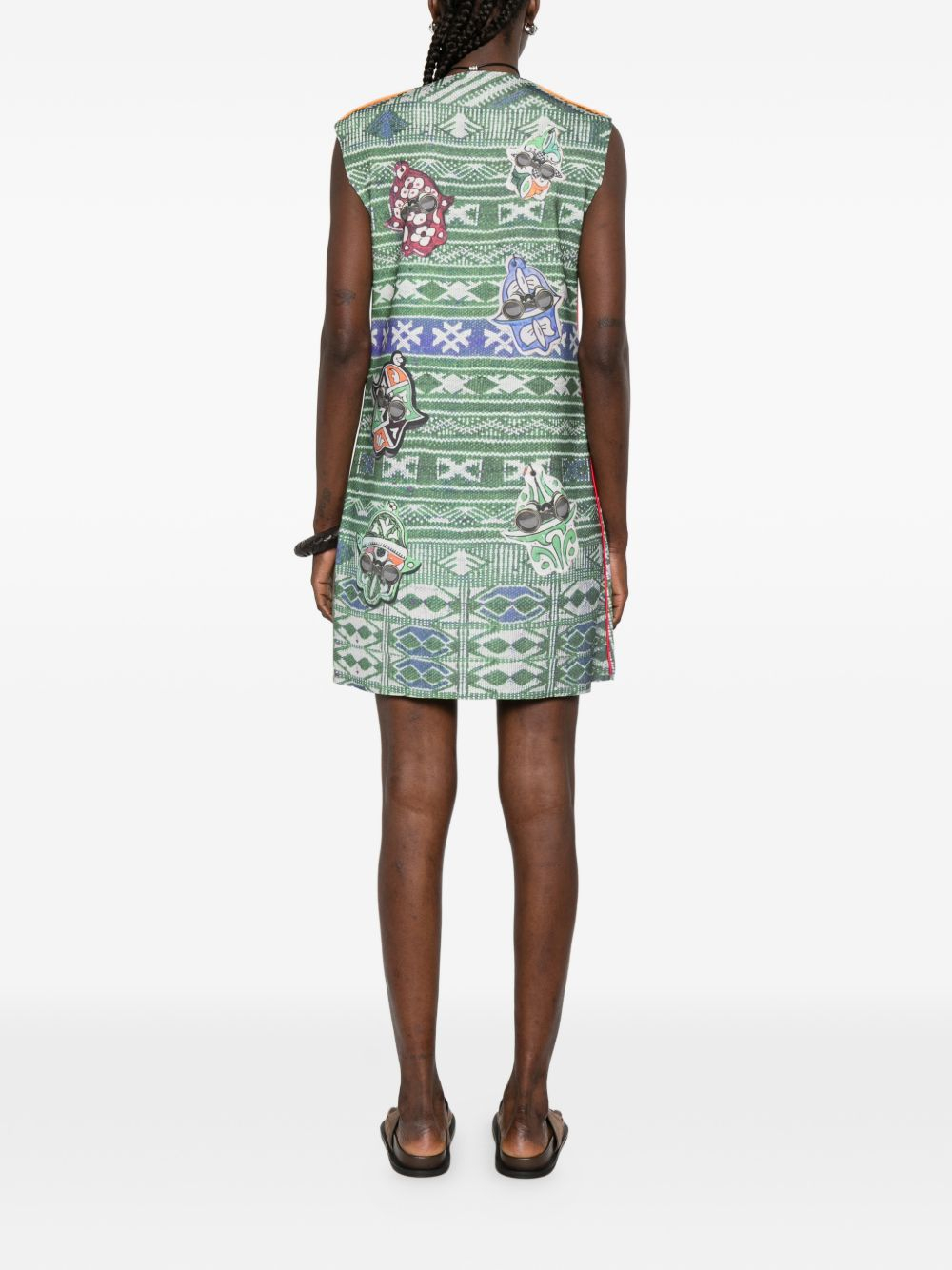 [THE ARTISTYLIST] Sleeveless dress SS26 ELEPHANT SCUBA DRESS MLT