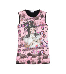 [THE ARTISTYLIST] Sleeveless dress SS26 PINK LADIES LONG DRESS MLT