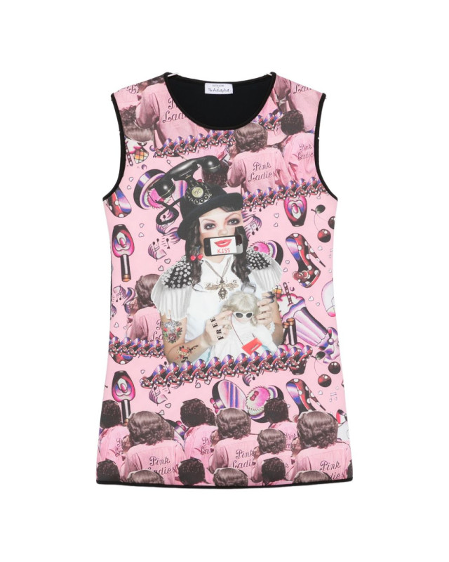 [THE ARTISTYLIST] Sleeveless dress SS26 PINK LADIES LONG DRESS MLT