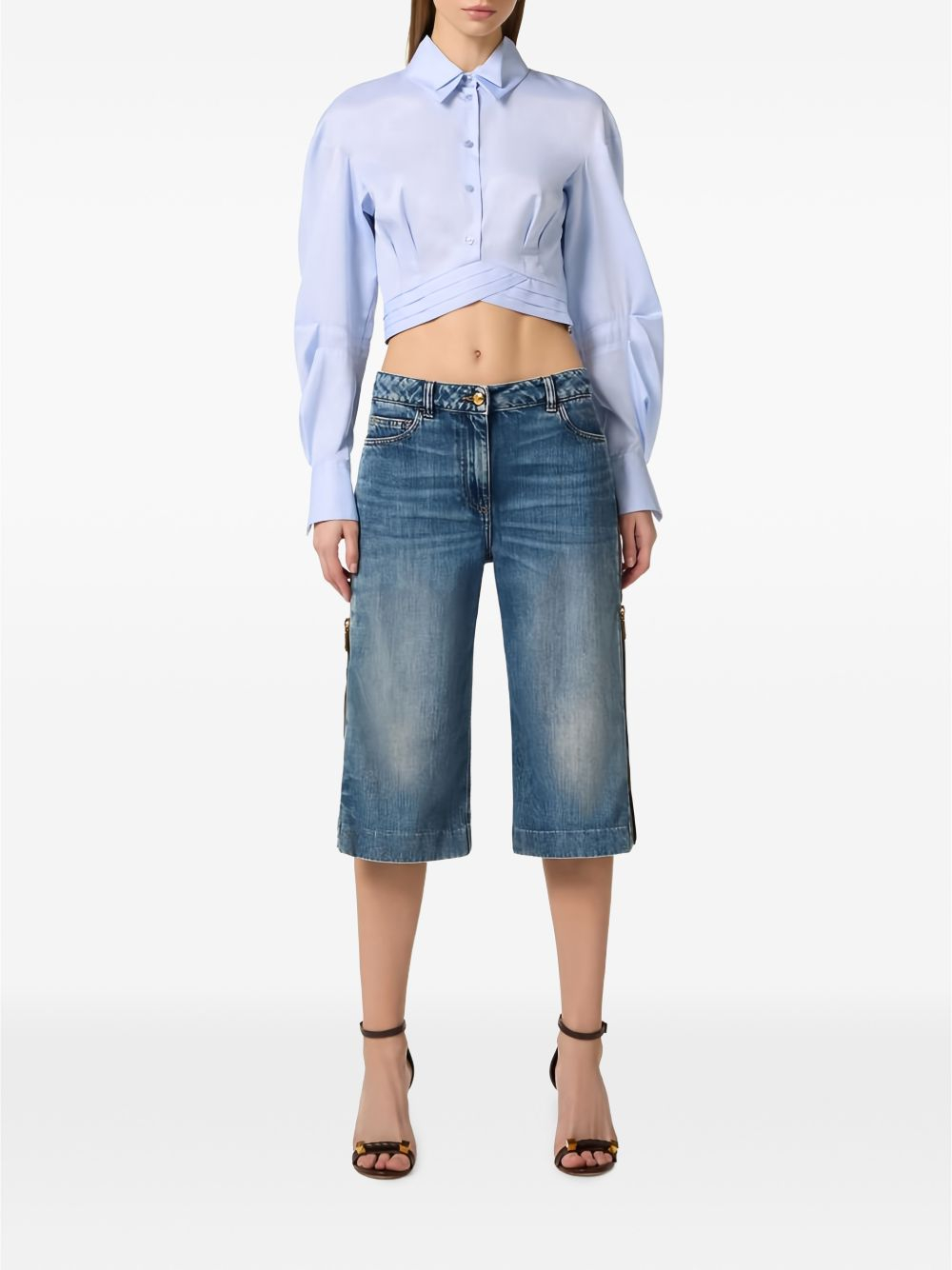 [ELISABETTA FRANCHI] Shirts Short Sleeve SS26 CA12161E2 019