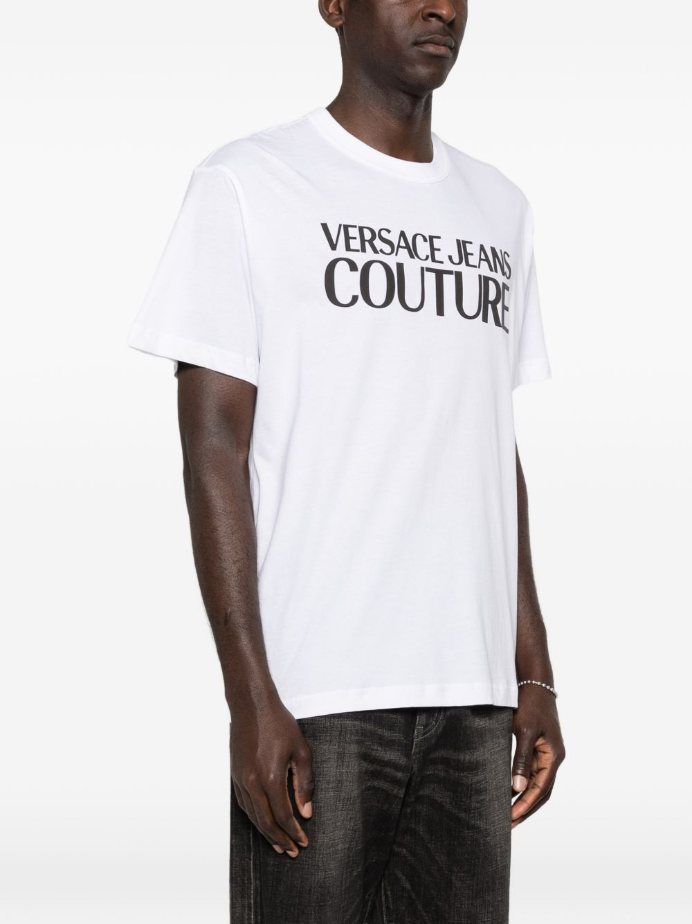 [VERSACE JEANS COUTURE] T-shirts Short Sleeve SS26 80GAHT01 CJ00T 003