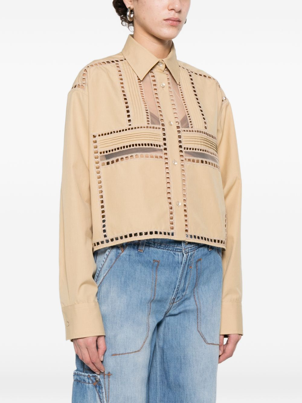 [Ermanno Scervino] Shirts Long Sleeve SS26 D482K391APWGF 61324