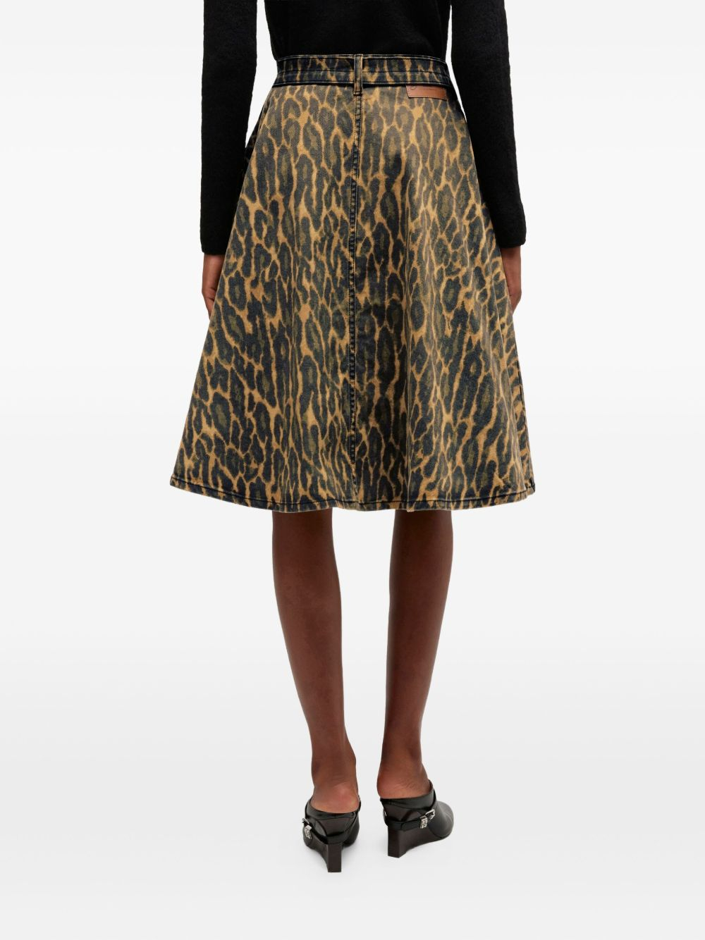 [GANNI] Midi skirt SS26 A1090089 894