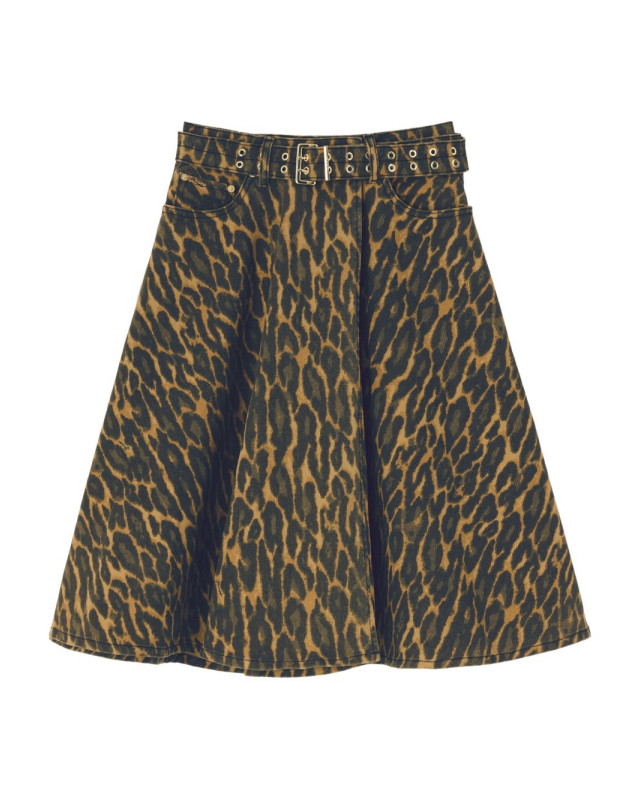 [GANNI] Midi skirt SS26 A1090089 894