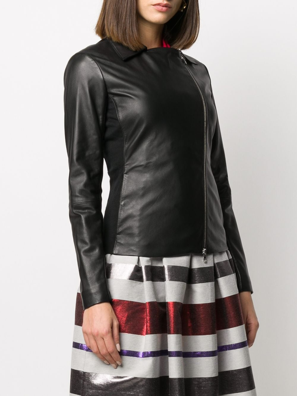 [Emporio Armani] Leather Jacket SS26 0NB10P02P15999