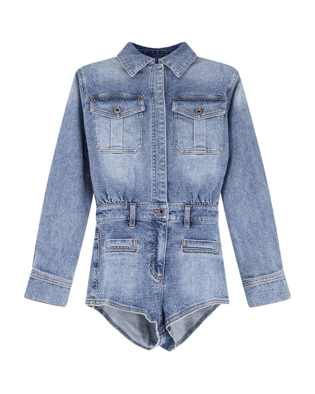 [SELF PORTRAIT] Jump suit SS26 RS26 801JSA BLBLU
