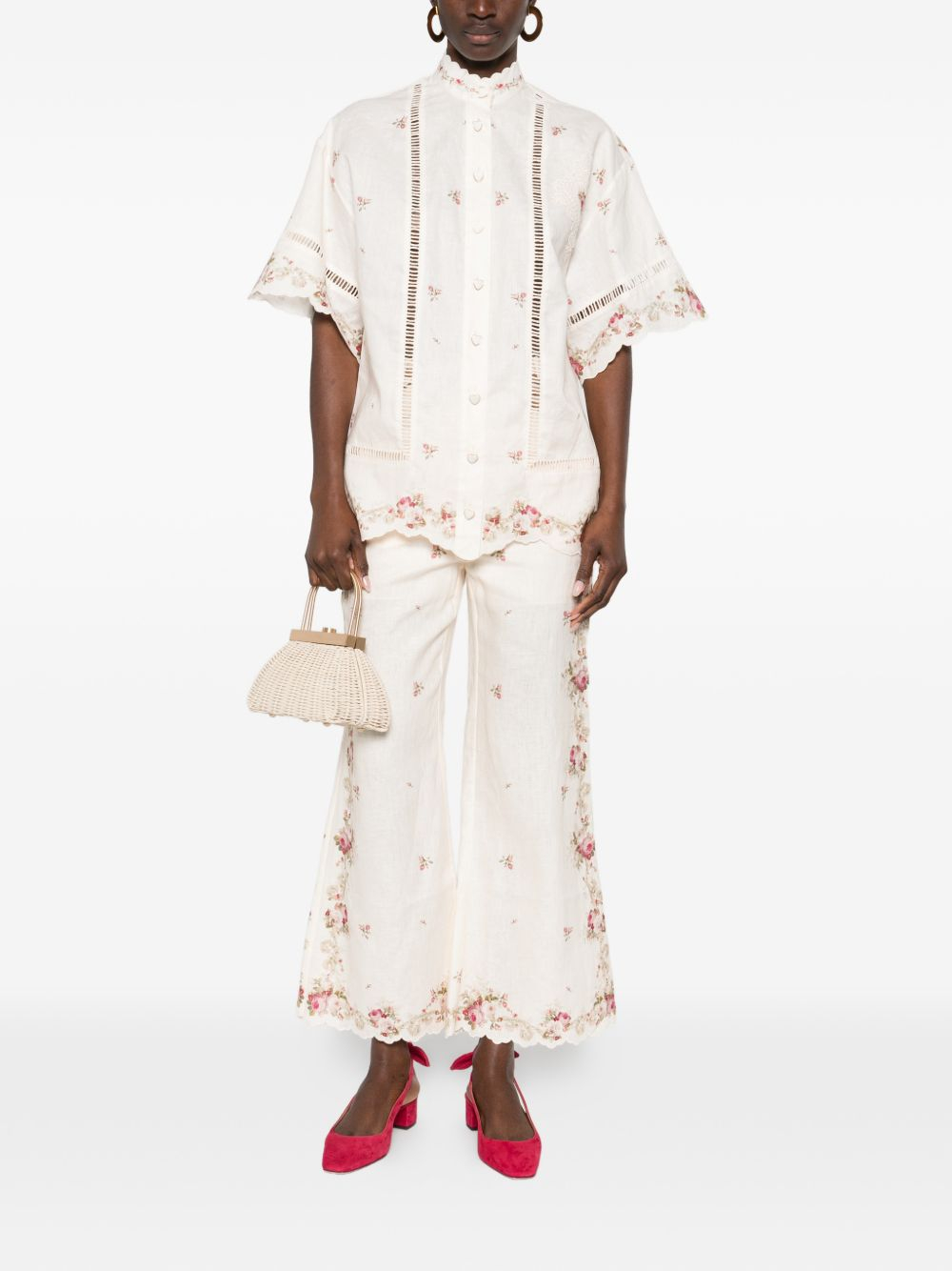 [Zimmermann] Shirts Short Sleeve SS26 5378TRS264 CPKR
