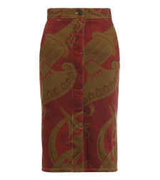 [Vivienne Westwood] Midi skirt FW25 1903001CW00SD_O305