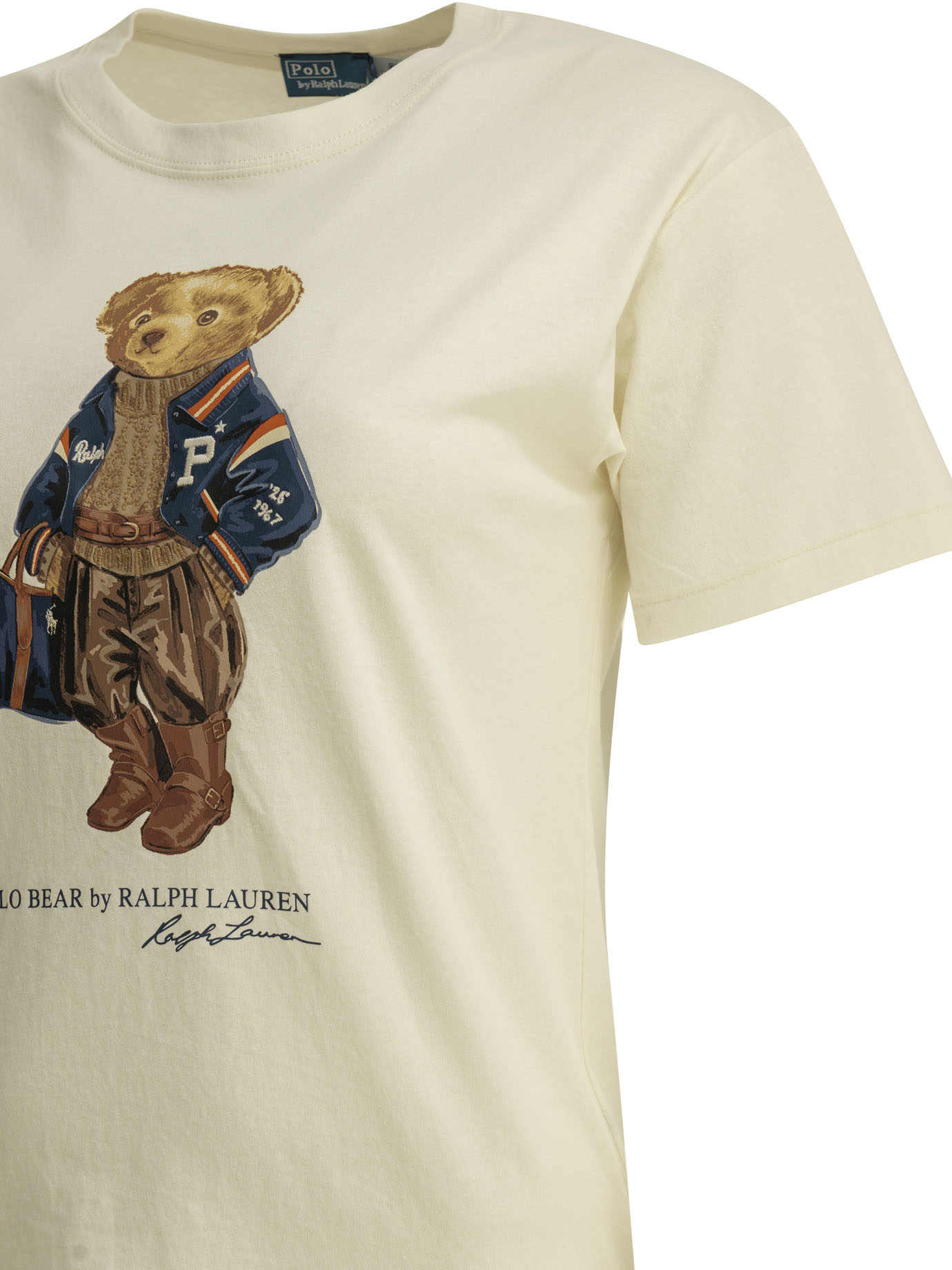 [Polo Ralph Lauren] T-shirts FW26 211B17774001WARM WHITE