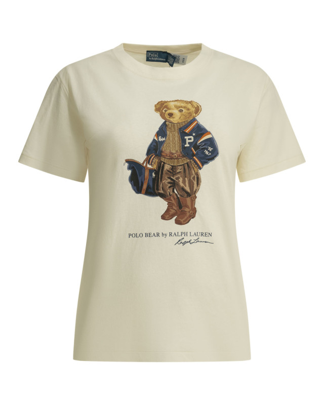 [Polo Ralph Lauren] T-shirts FW26 211B17774001WARM WHITE
